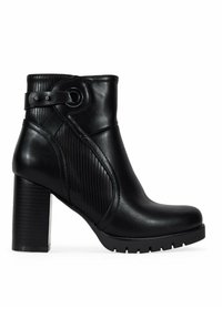 Bosanova CON CREMALLERA - Botines con plataforma - black