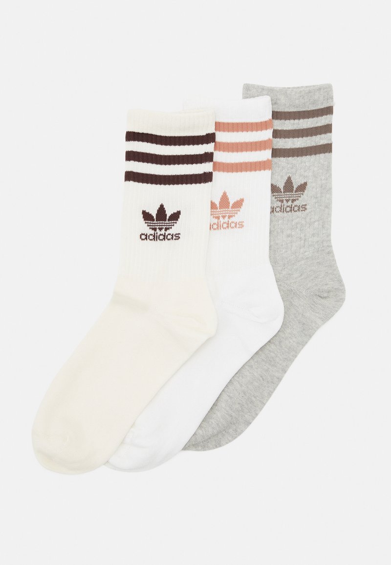 Happy Socks Unisex 3er-Pack Fußball Socken - Beige, Größe M-L - Perfekt Für Sport & Alltag