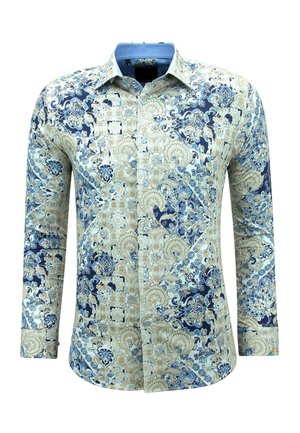 Local Fanatic PRINT LANGE MOUW   - Overhemd - blauw