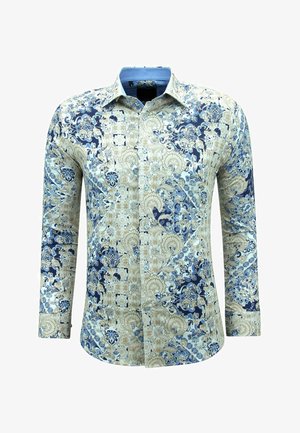 Local Fanatic PRINT LANGE MOUW   - Overhemd - blauw