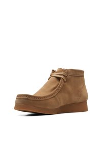 Clarks WALLABEEEVO BT - G - Stivaletti stringati - dark sand suede