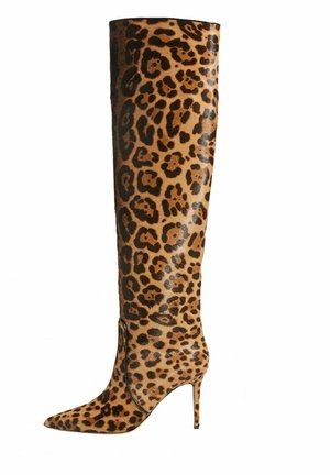 CARRA  - Laarzen met hoge hak - leopard print  pony