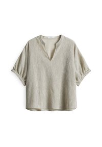 BOXY FIT CRASH - Blouse - natural glaze