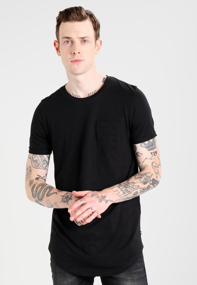 Produkt PKTGMS TEE LONG - Camiseta básica - black