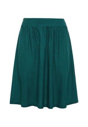 Tüllrock aus weichem Stoff mit elastischem Bund und strukturiertem Muster, der zum Saum hin leicht ausgestellt ist und für eine entspannte Passform sorgt.