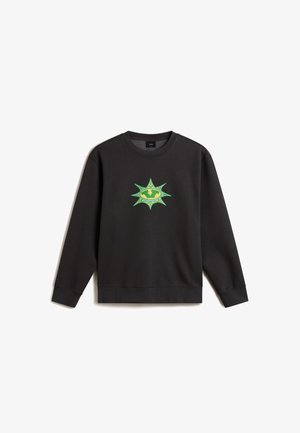 Vans STAR CHECKER CREW NECK - Felpa - black