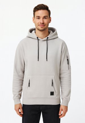 MIT REISSVERSCHLUSSTASCHEN VIEL STAURAUM - Hoodie - grau