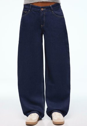 BARREL - Široké nohavice - royal blue