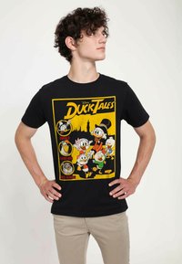 Henry Tiger DUCKTALES DUCKTALES COVER UNISEX - Print T-shirt - black