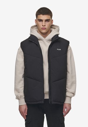 LEDDY OVERSIZED PUFFER - Waistcoat - black
