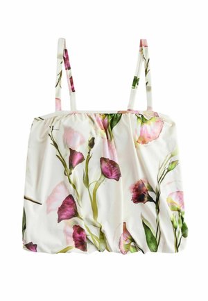 TALL FIT - Vrchný diel bikín - cream tulip print