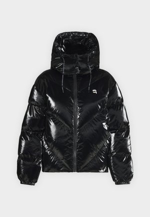 KARL LAGERFELD, IKON PUFFER JACKET - Χειμωνιάτικο μπουφάν - black