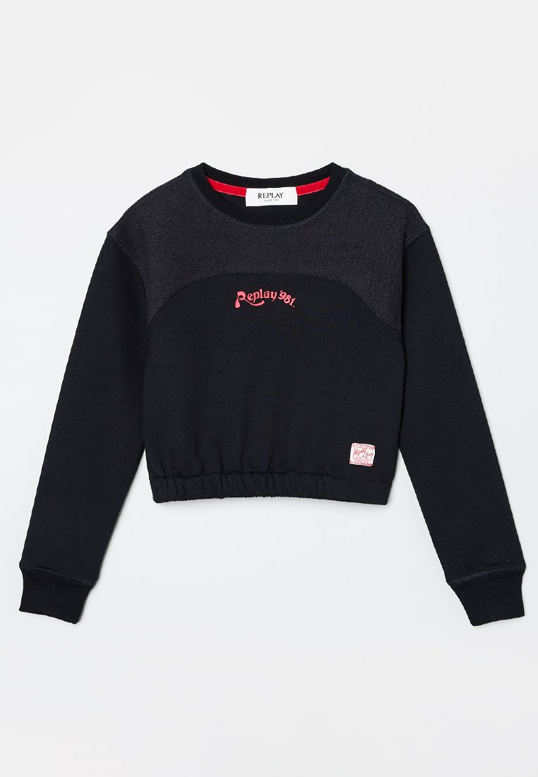 Replay Sweater zwart