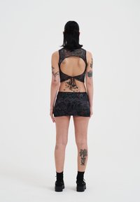 Ed Hardy DRAGON REPEAT TIED BACK - Top - black