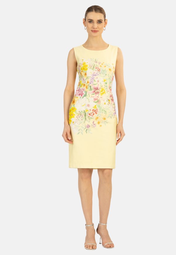 Etuikleid - vanille multicolor