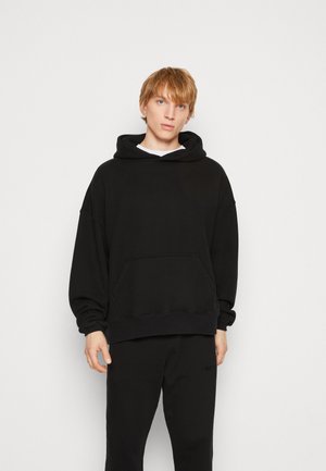 LUXE 600GSM IDRIS HOODIE BLACK UNISEX - Hoodie - black