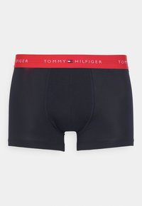 Tommy Hilfiger SIGNATURE TRUNK 3 PACK - Calzoncillos - cerulean aqua/ant silver/fireworks