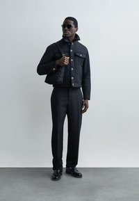 Versace CRUSHED - Veste mi-saison - Black