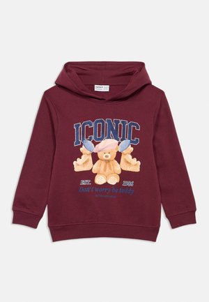 Name it, Regular Fit - Felpa con cappuccio - burgundy