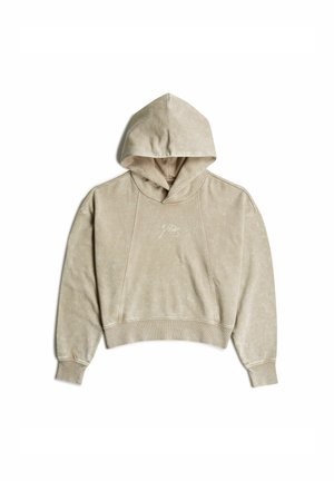 G-STAR, WASHED SCRIPT SWEATER - Strickpullover - dk brick smokey gd