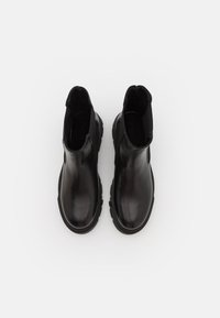 Zign LEATHER - Botine cu platformă - black