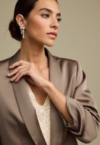 Next RUCHED SLEEVE - REGULAR FIT - Sacou - khaki green