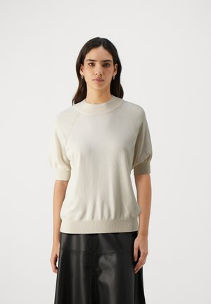 ANEMONEBBHALIAS KNIT - Základné tričko - white cream