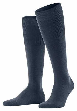 FALKE AIRPORT - Kniestrümpfe - dark blue mel