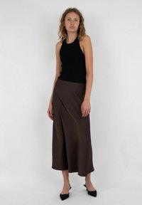 Neo Noir BOVARY   - A-snit nederdel - dark brown