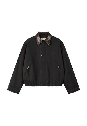 Another Cotton Lab, ANOTHER TWILL JACKET - Chaqueta fina - black