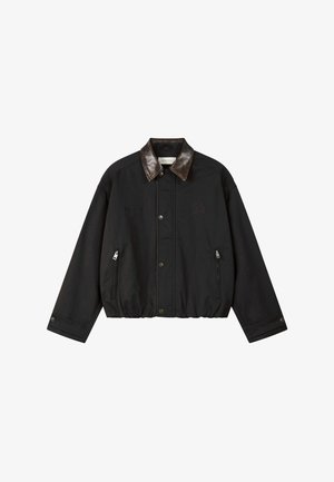 Another Cotton Lab, ANOTHER TWILL JACKET - Chaqueta fina - black