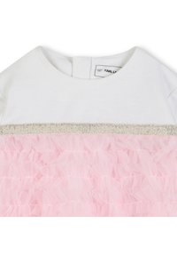 KARL LAGERFELD KIDS BABY DRESS - Kokteilinė suknelė / vakarėlių suknelė - off white/pink