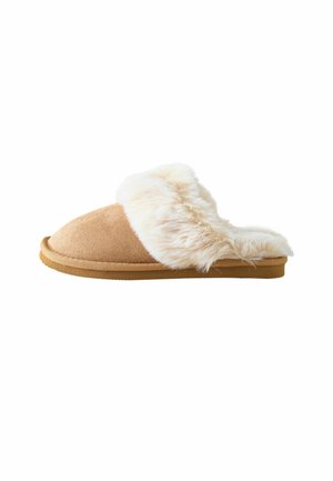 Next, Slippers - tan brown