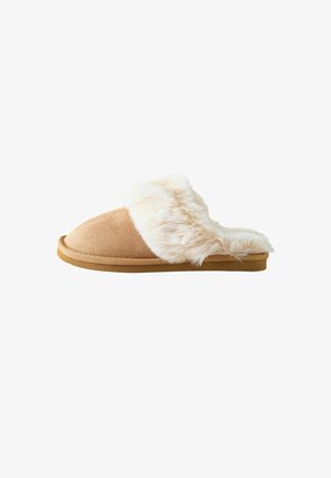 Next, Slippers - tan brown