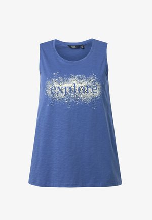 Ulla Popken, TOP, A-LINIE, EXPLORE, RUNDHALS, ÄRMELLOS - Top - atlantic blue