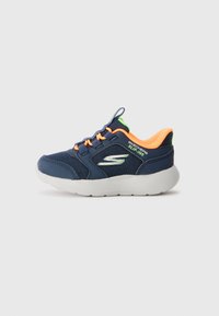 Skechers DYNA LITE - Tenisky - navy/orange/lime