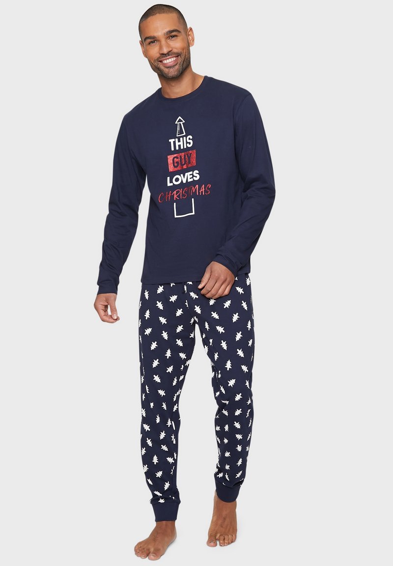 Threadbare FAMILY XMAS TREE Nachtwäsche Set navy/dunkelblau