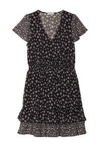 Cache Cache MIT RÜSCHEN - Robe de jour - noir