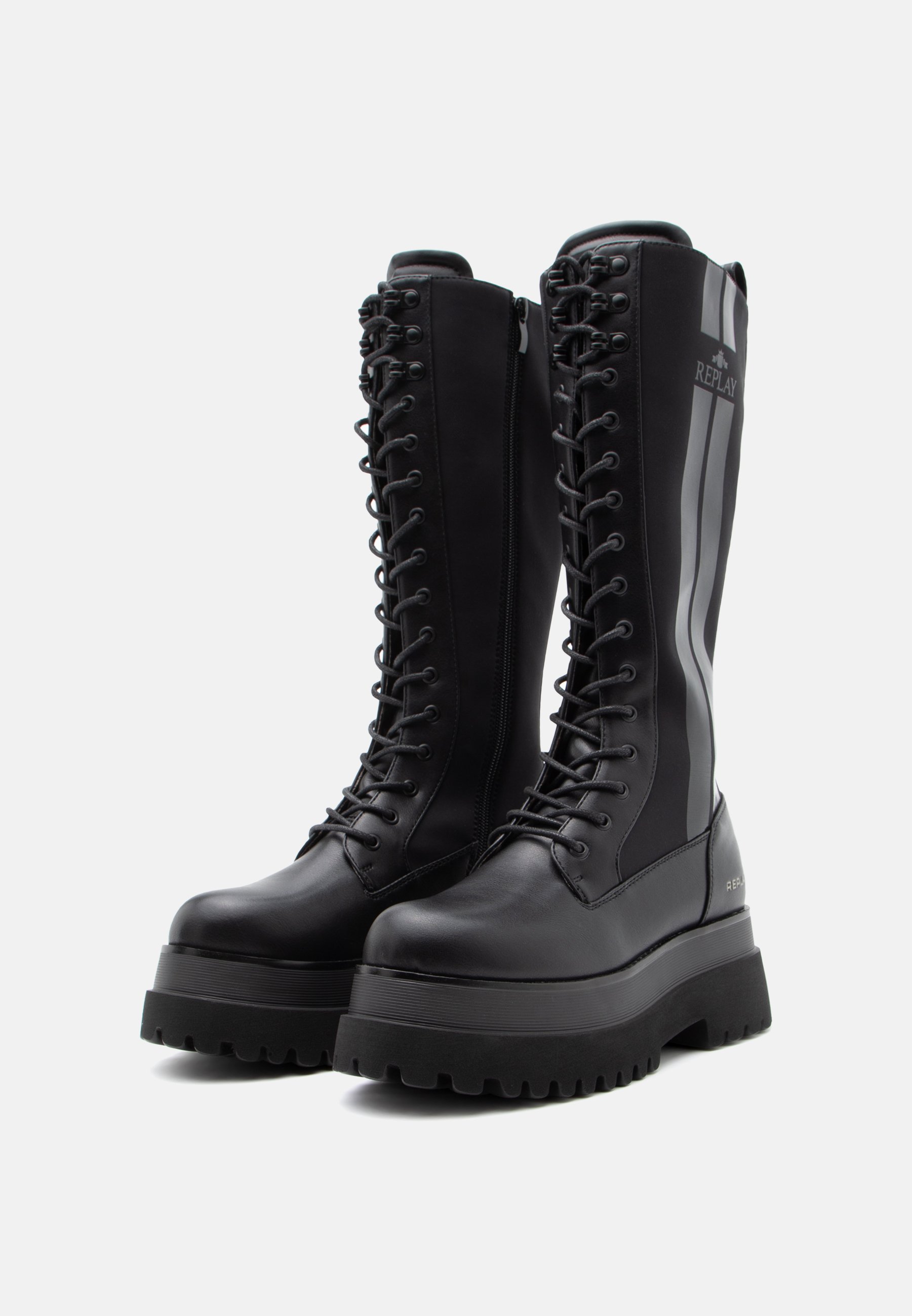 Replay Any Stivali Replay REPLAY Footwear Black Women's Boots YOOX