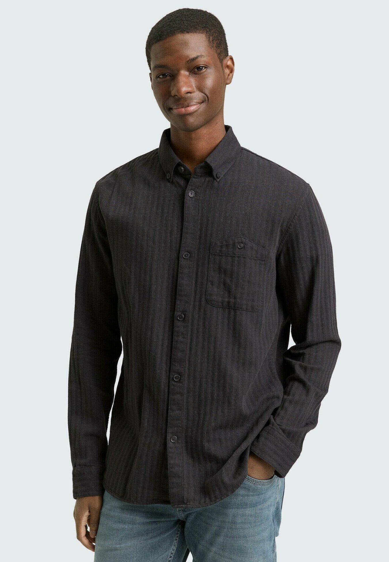 Tommy Jeans Denim Relaxed Fit Shirt camicia in jeans da uomo Abbigliamento Uomo DM0DM22304 1A5