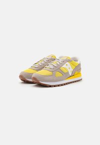 Saucony SHADOW ORIGINAL UNISEX - Sportcipő - yellow/grey