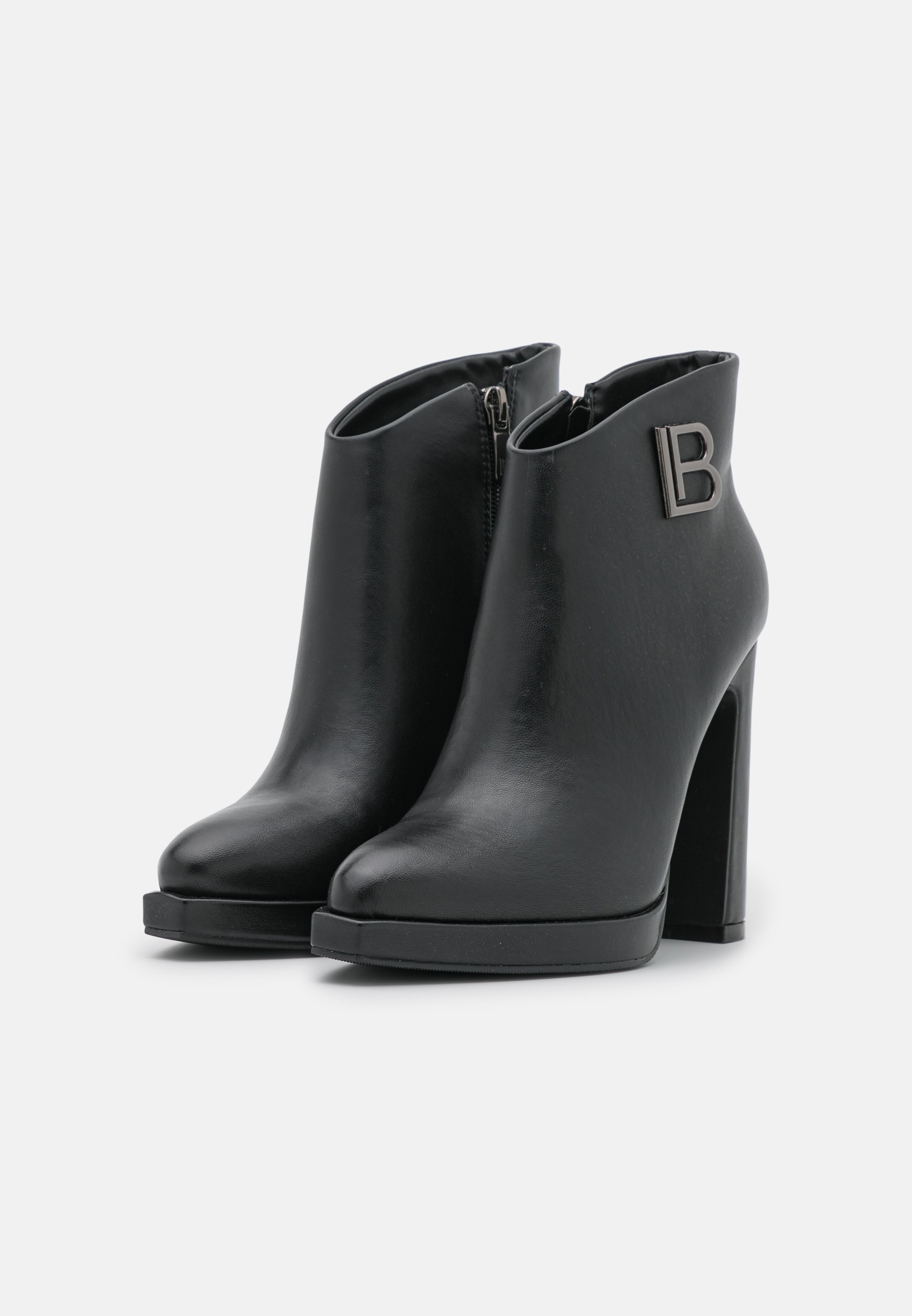 Laura Biagiotti Enkellaarsjes met hoge hak - black/Zwart - Zalando.nl