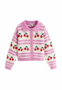 Next GRAPHIC WITH COLLAR pink red cherry/rosa