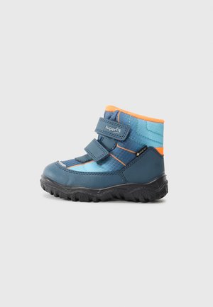 GORETEX HUSKY - Talvisaappaat - blue/orange