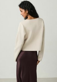 Next CREW NECK SMART - Cardigan - grey stone