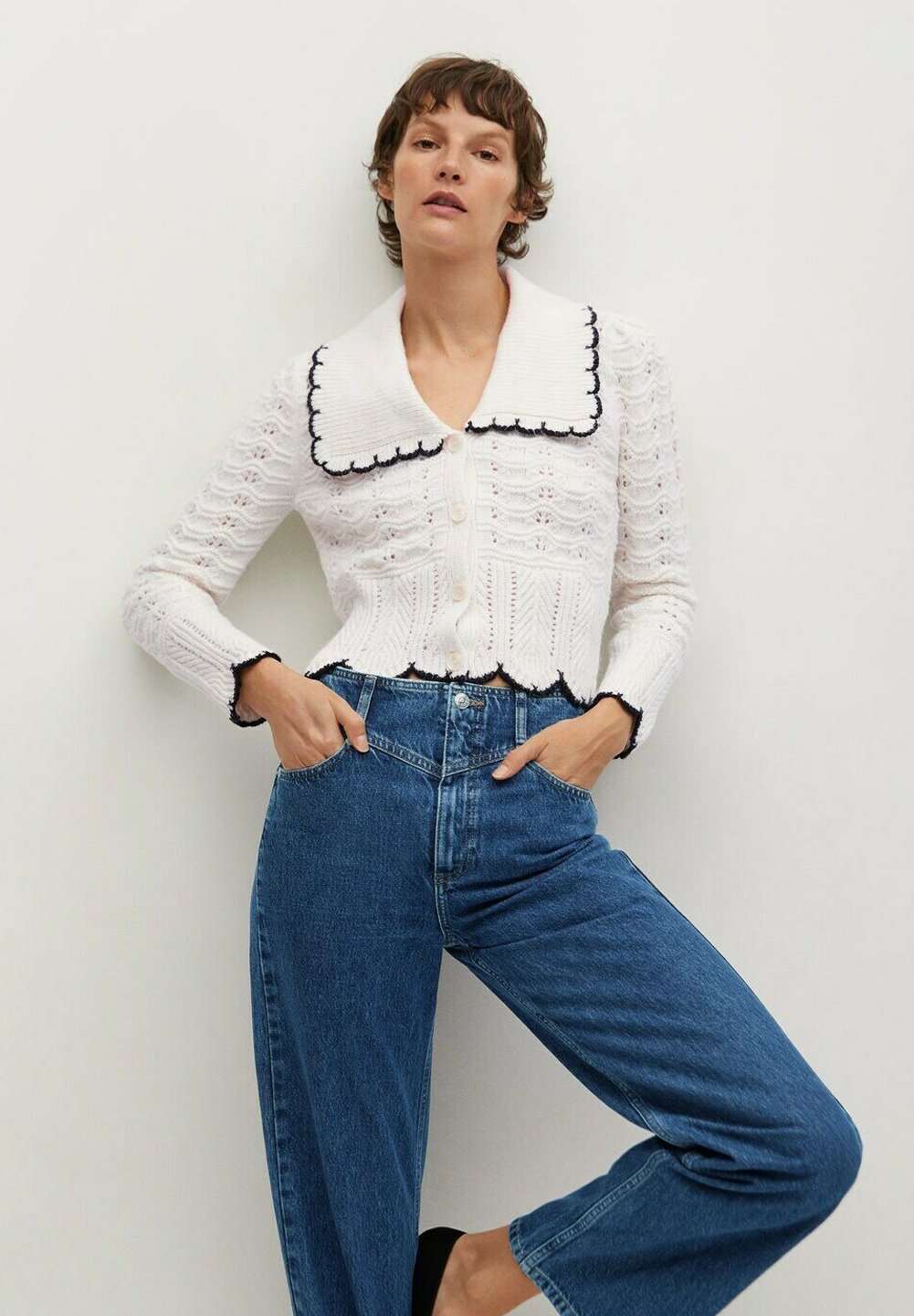 Mango JULIETTE - Flared Jeans - donkerblauw/dunkelblau - Zalando.de