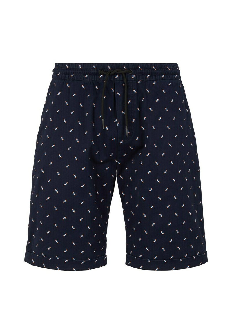 Herren Chino Shorts | TOM TAILOR DENIM GEMUSTERTE Shorts navy geometric print/dunkelblau - FG87876 Herren Chino Shorts | TOM TAILOR DENIM GEMUSTERTE Shorts navy geometric print/dunkelblau - FG87876