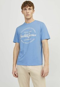 Jack & Jones RUNDHALS - T-shirt con stampa - pacific coast