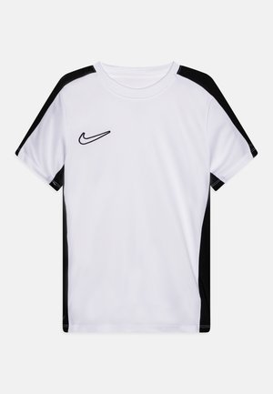 DF UNISEX - Sports T-shirt - white/black