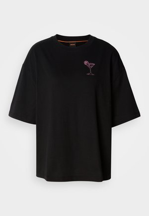 BOSS BOYFRIEND - Print T-shirt - black